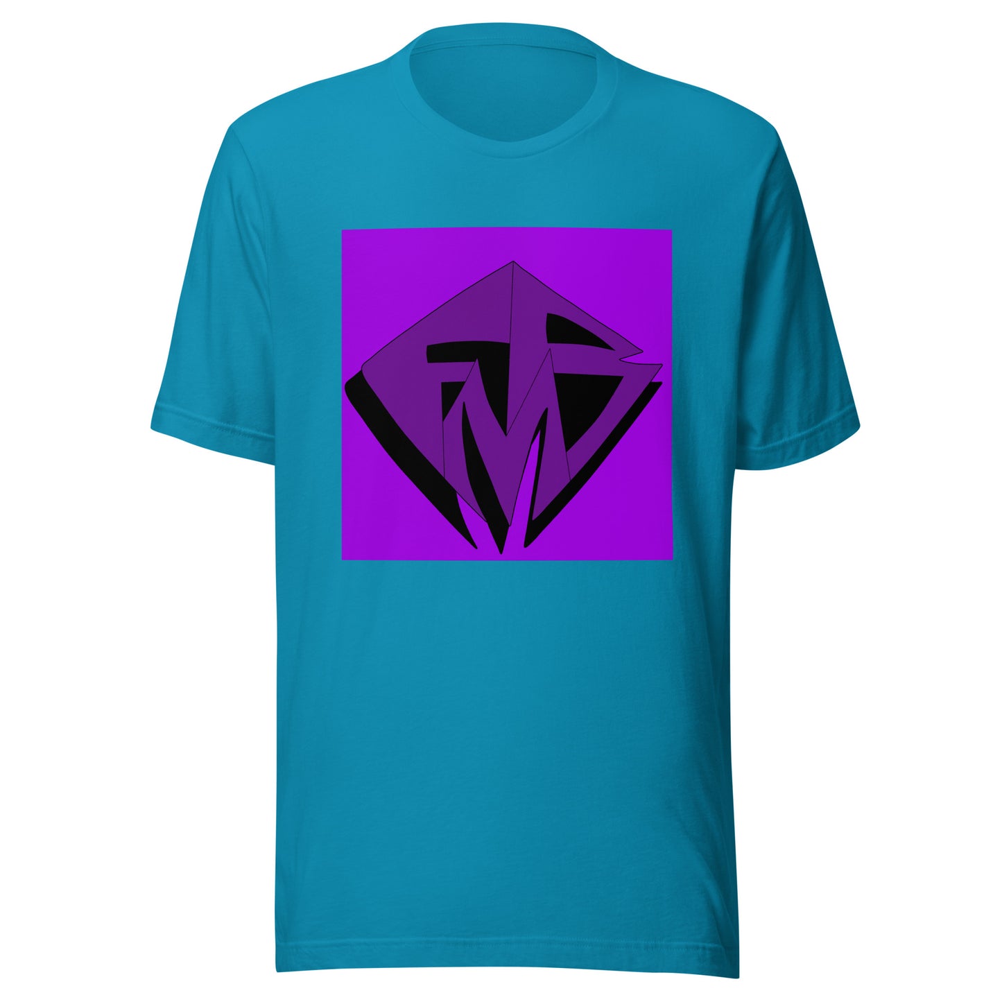 Abstraktius Artimus Purple FMB Logo T-Shirt