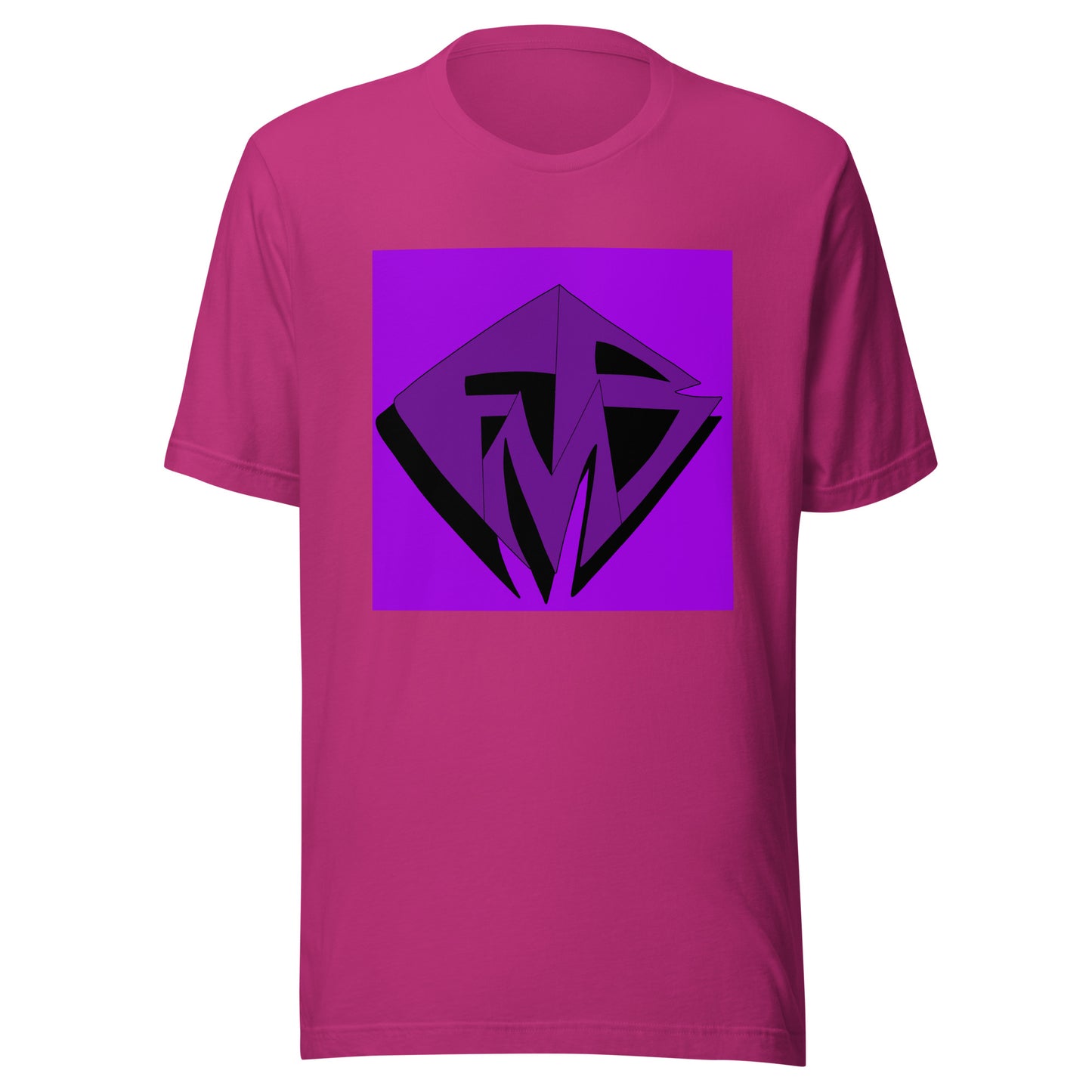 Abstraktius Artimus Purple FMB Logo T-Shirt