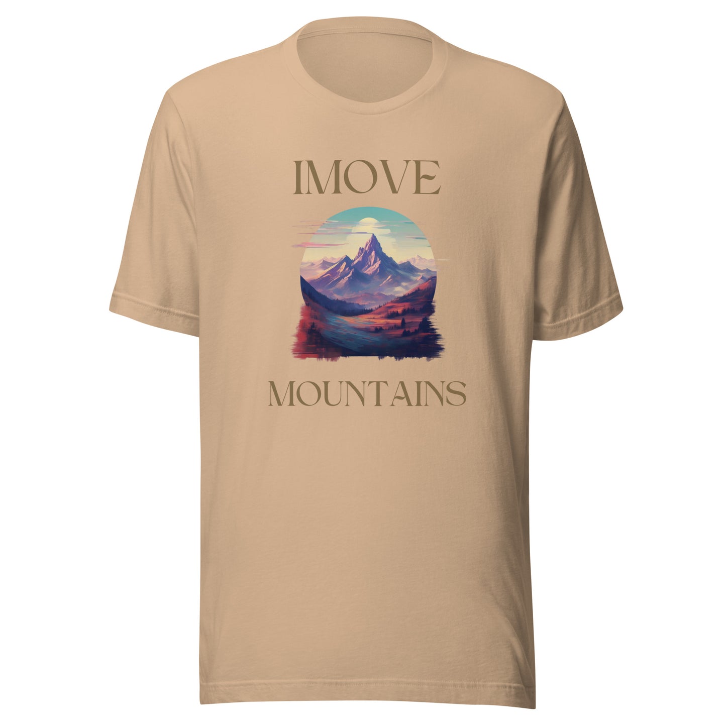 I Move Mountains - Black Gold Modern Mythological T-Shirt
