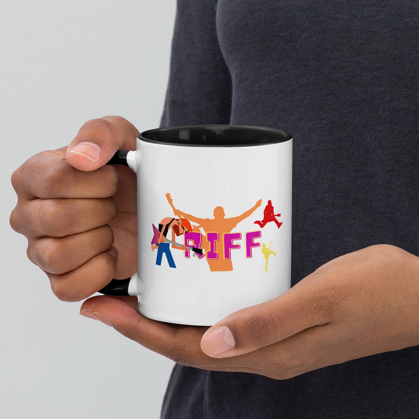 Indie Music Hunt Riff Mug With Color Inside