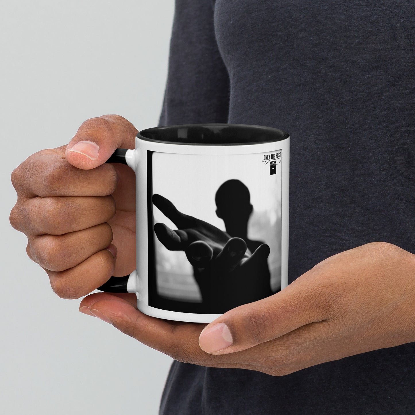 Only The Host - Out Of Reach Mug With Color Inside