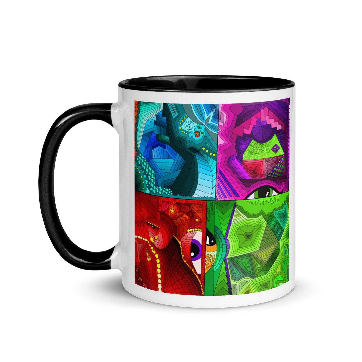 Abstraktius Artimus - Abstrakt Noize 5 Mug With Color Inside