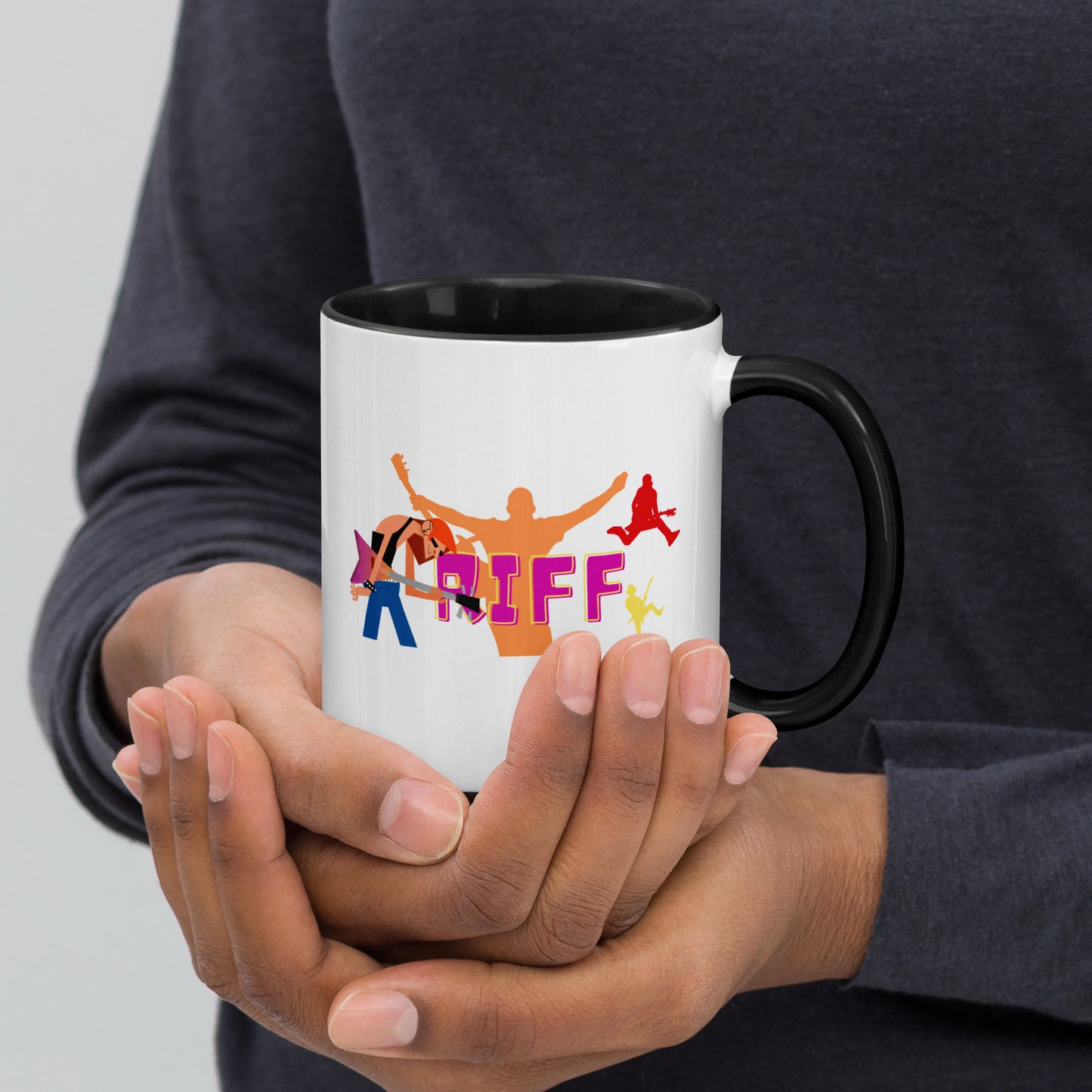 Indie Music Hunt Riff Mug With Color Inside