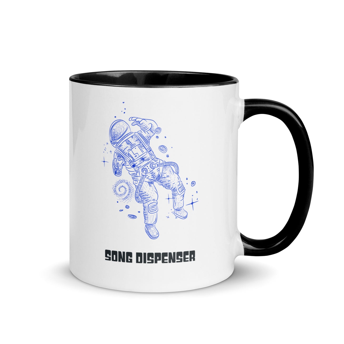 Song Dispenser Spaceman Mug With Color Inside