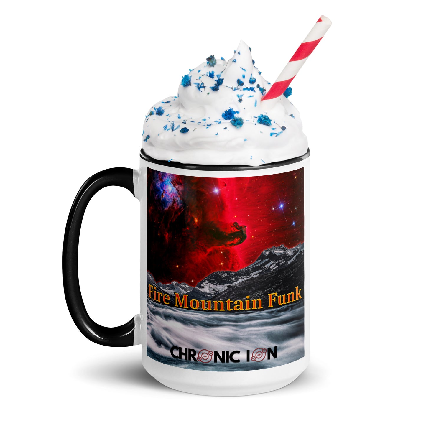 Chronic Ion - Fire Mountain Funk Mug With Color Inside