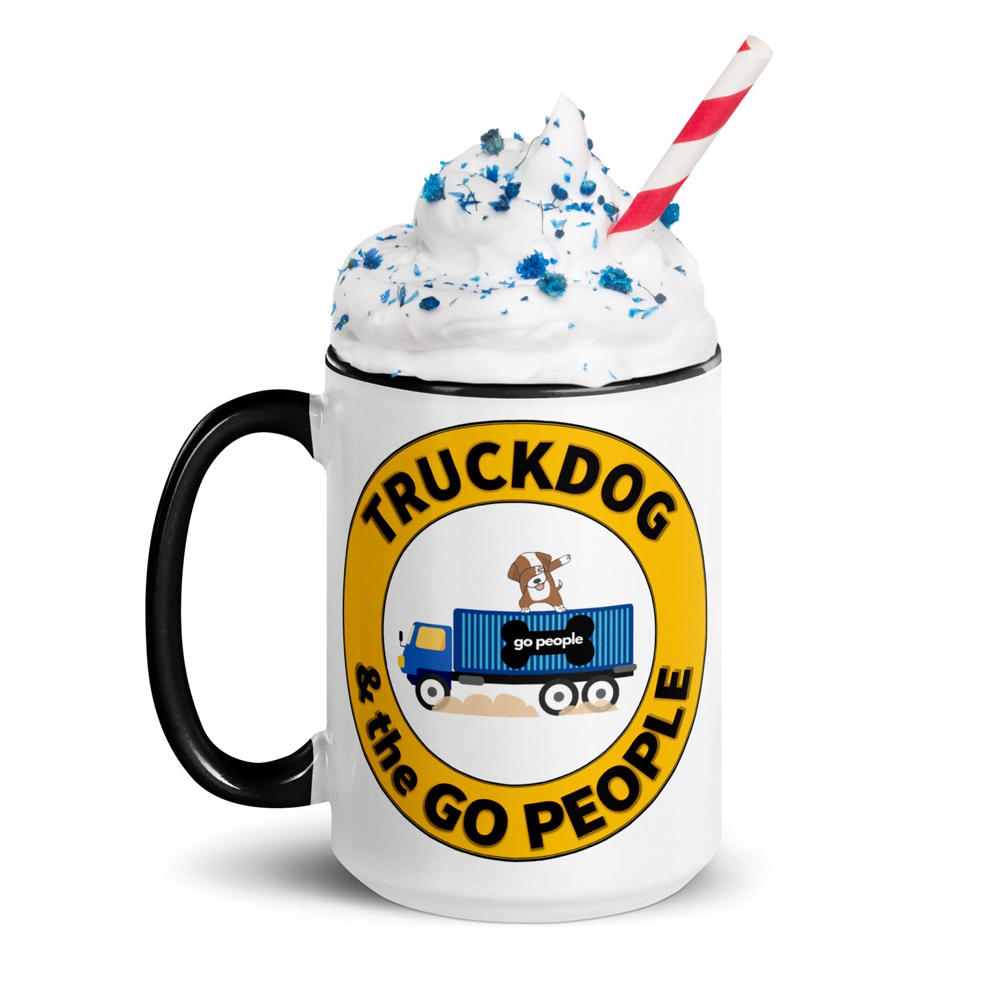 TruckDog & The Go People Classic Dab Mug With Color Inside