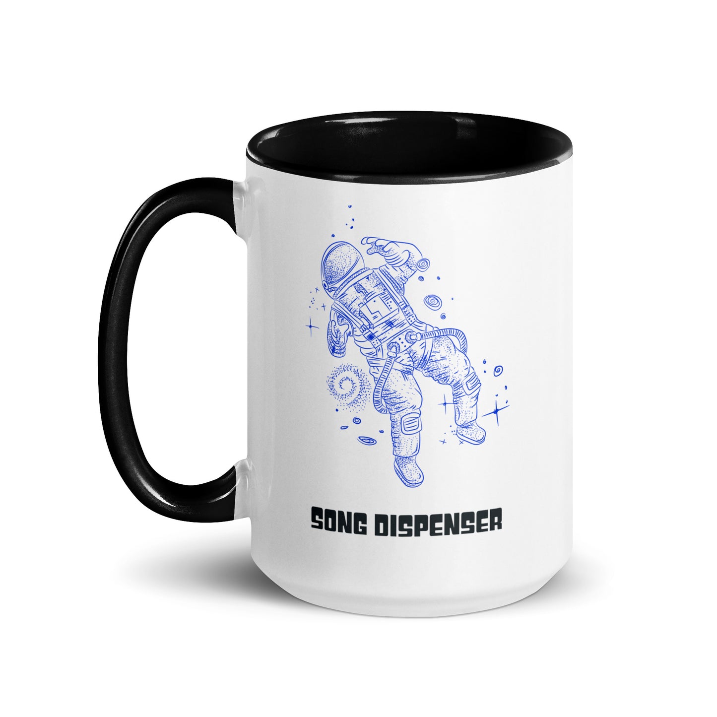 Song Dispenser Spaceman Mug With Color Inside