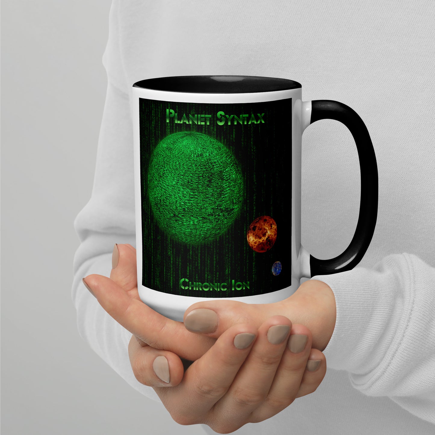 Chronic Ion - Planet Syntax Mug With Color Inside