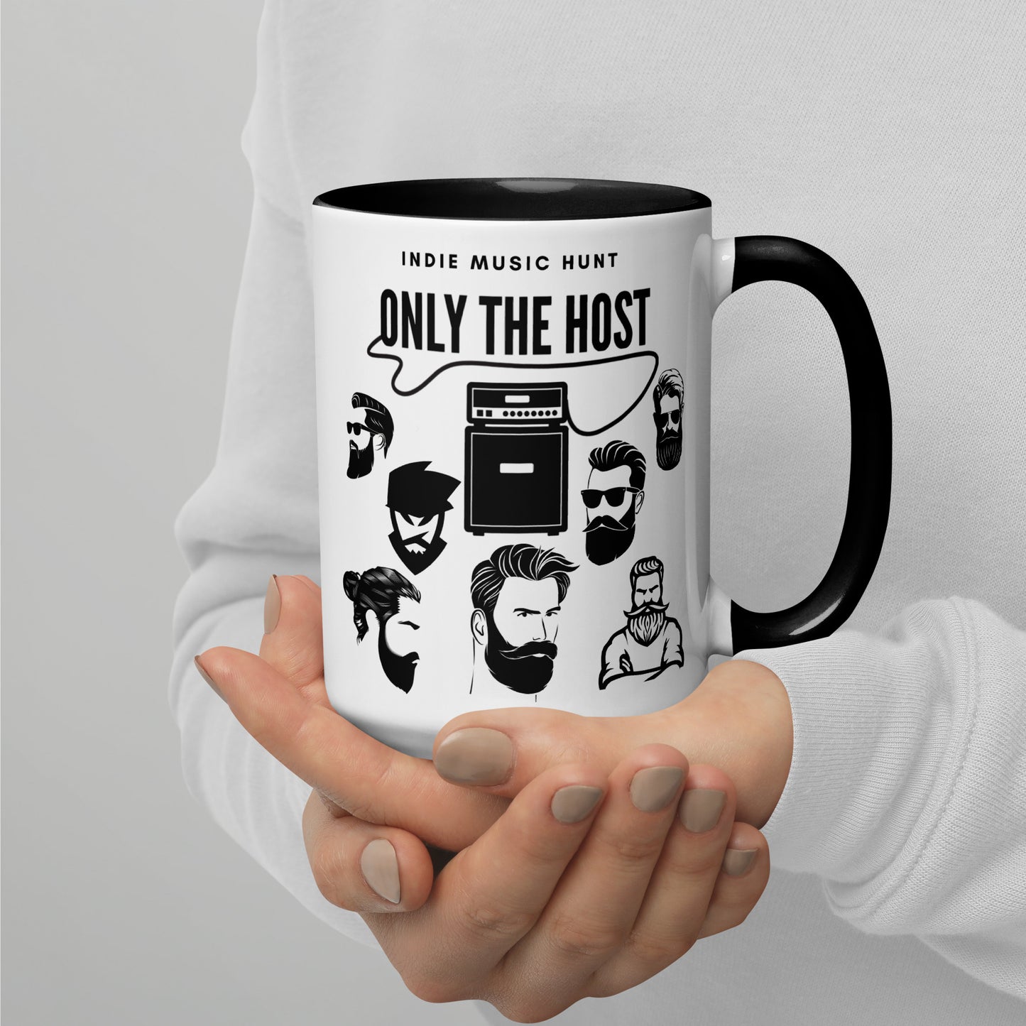 Only The Host Indie Music Hunt Mug With Color Inside