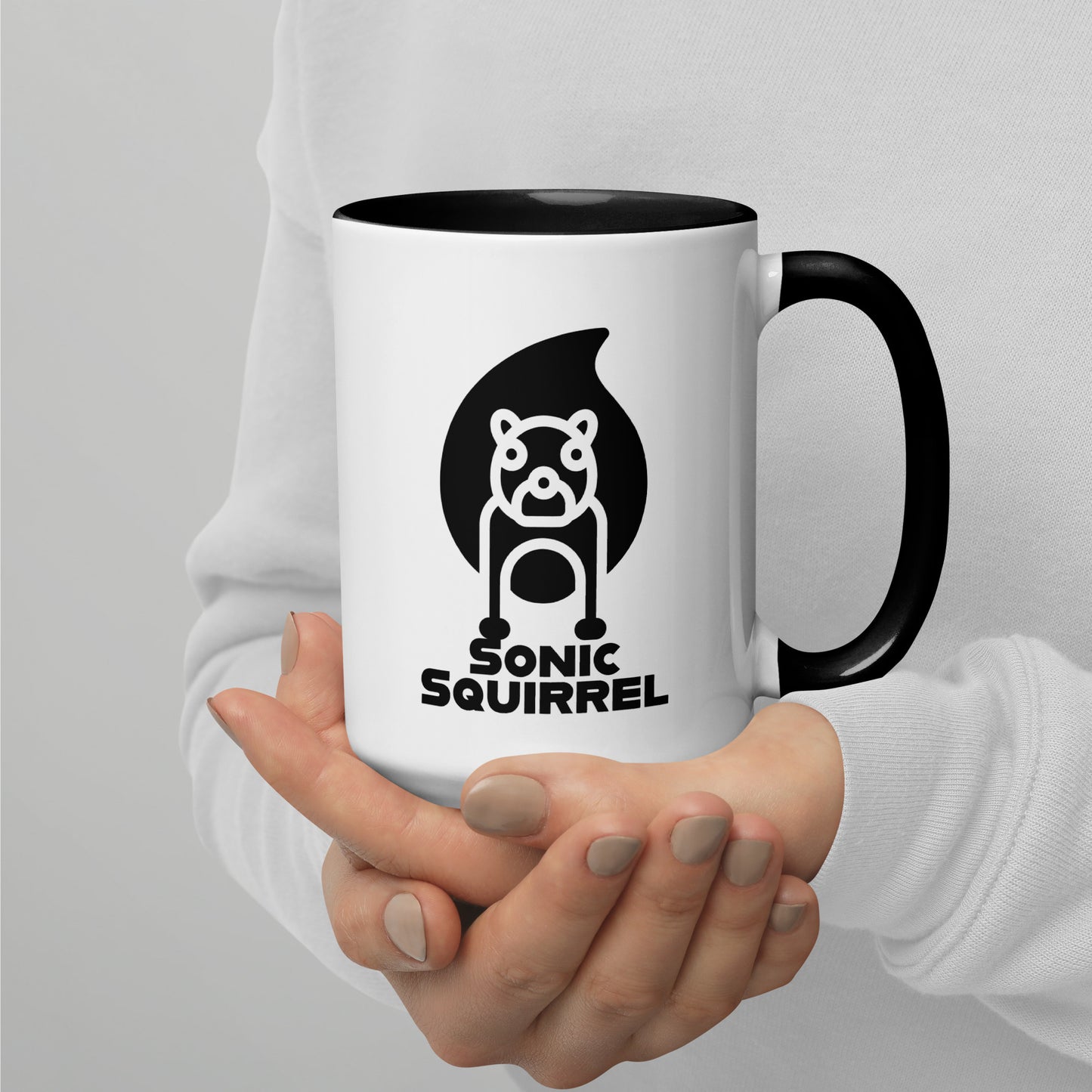 Sonic Squirrel Logo Mug With Color Inside