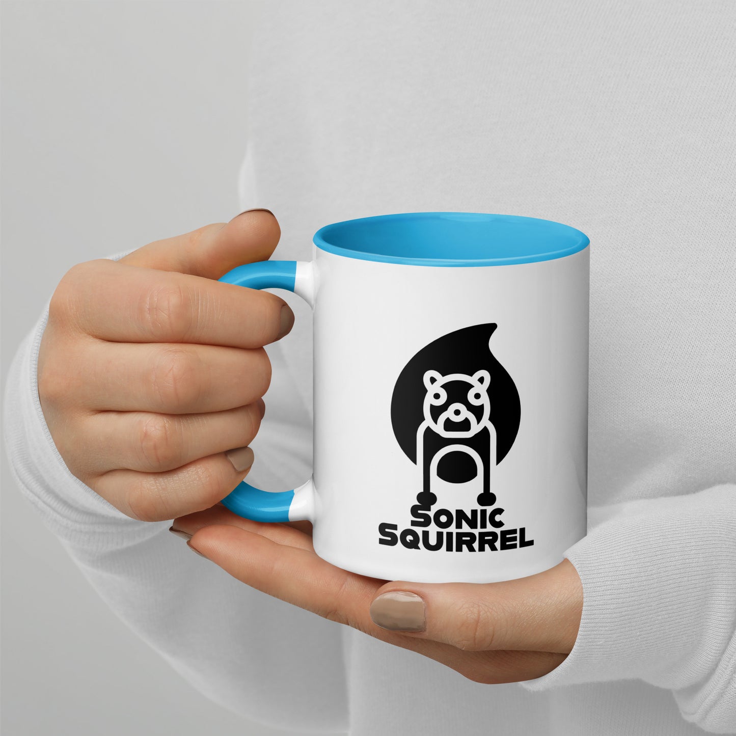 Sonic Squirrel Logo Mug With Color Inside