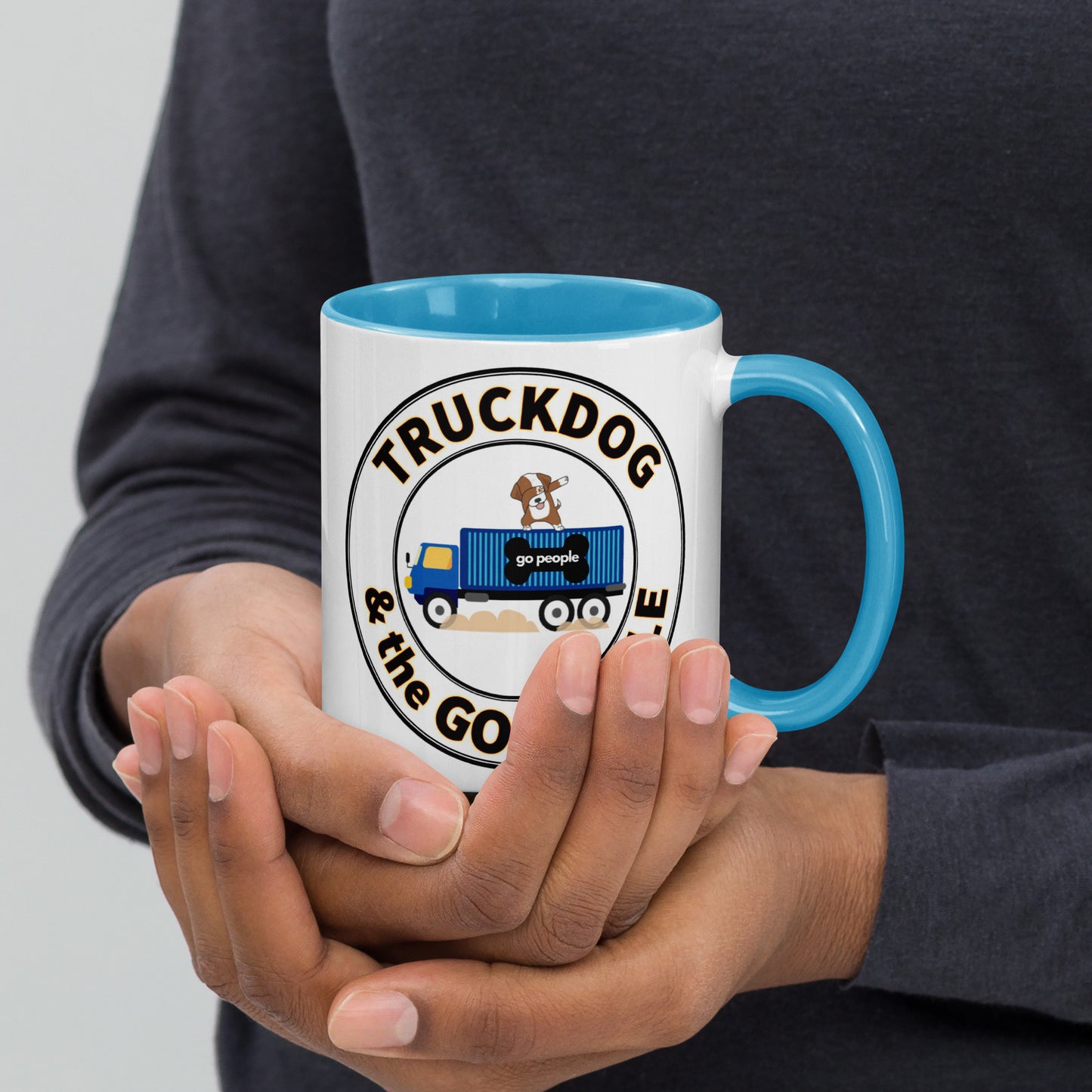 TruckDog & The Go People Truck Dab Mug With Color Inside