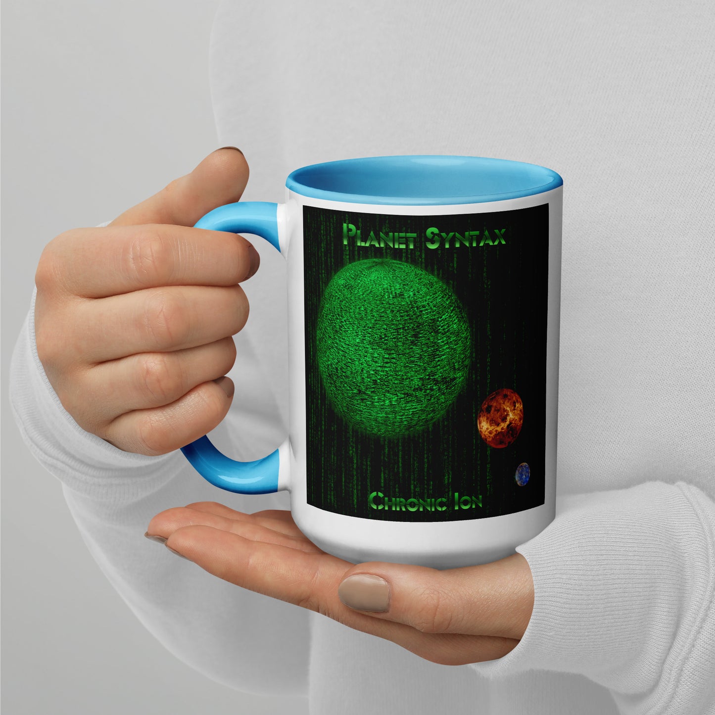 Chronic Ion - Planet Syntax Mug With Color Inside