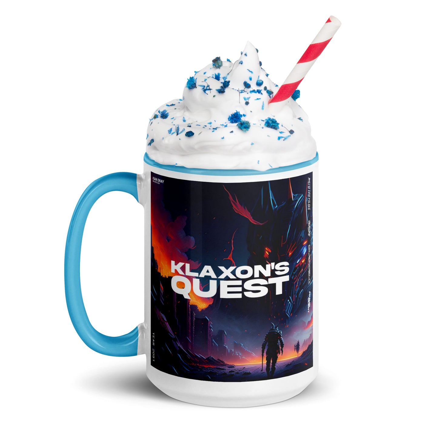 Kian Dray - Klaxon's Quest Mug With Color Inside