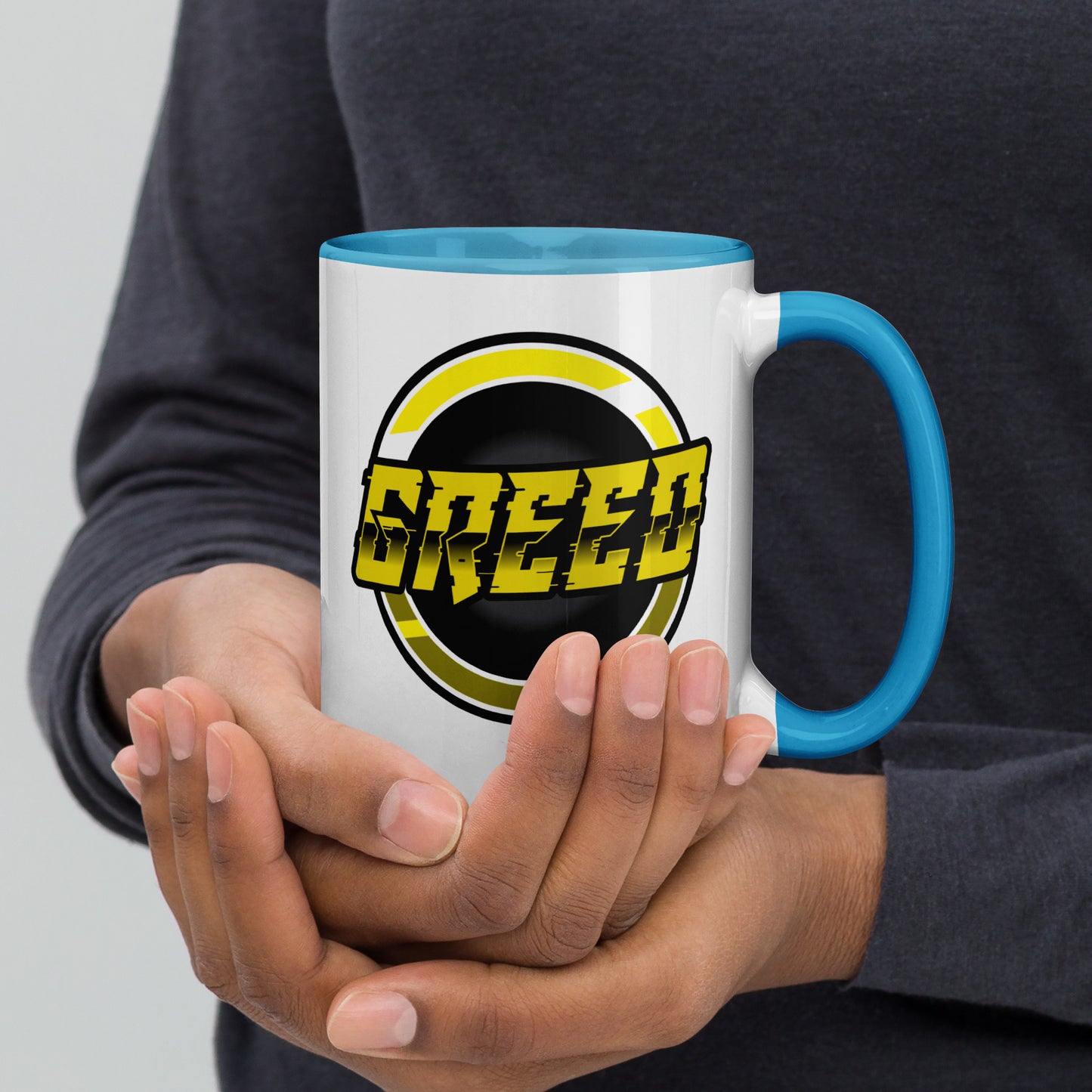 De Le Greed Logo Mug With Color Inside
