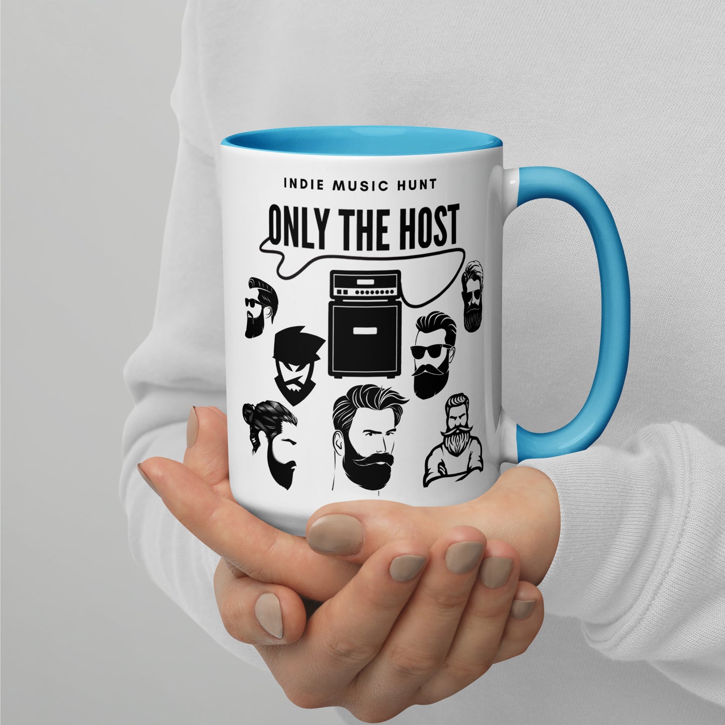 Only The Host Indie Music Hunt Mug With Color Inside