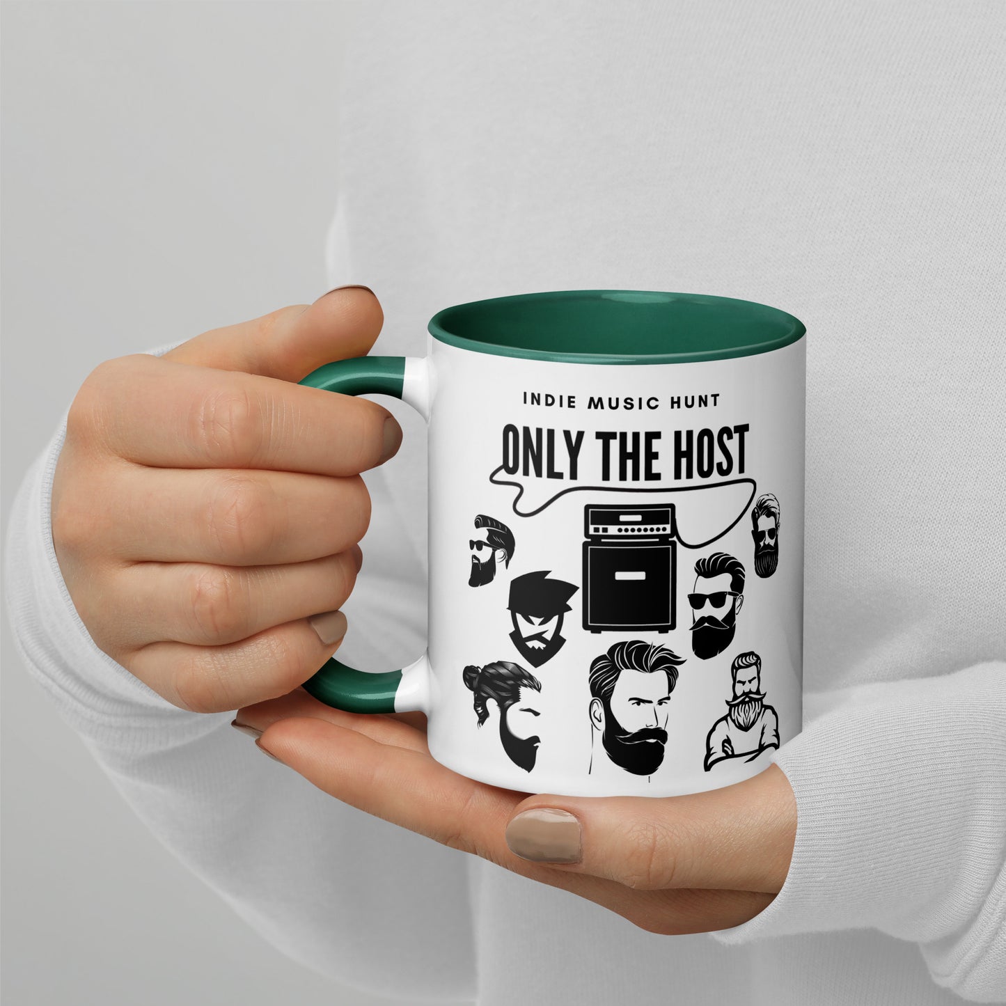 Only The Host Indie Music Hunt Mug With Color Inside