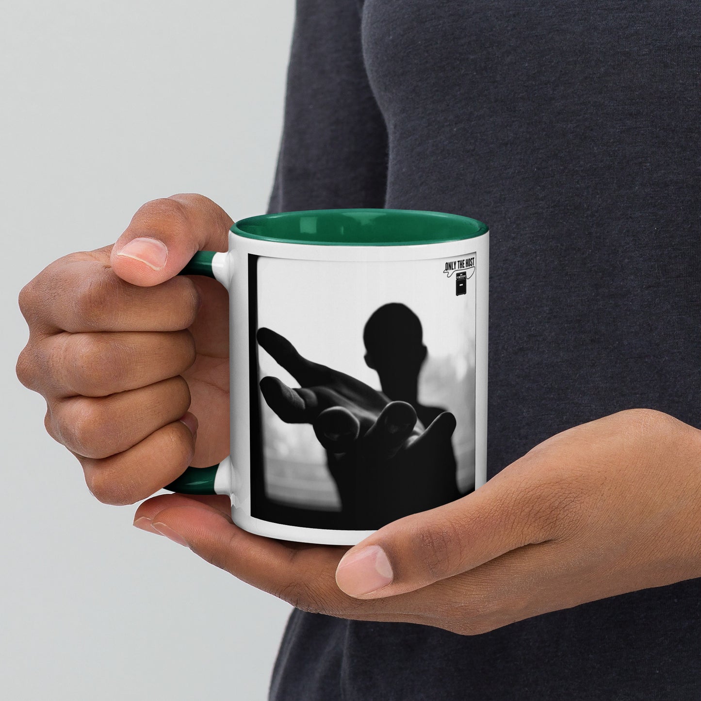 Only The Host - Out Of Reach Mug With Color Inside