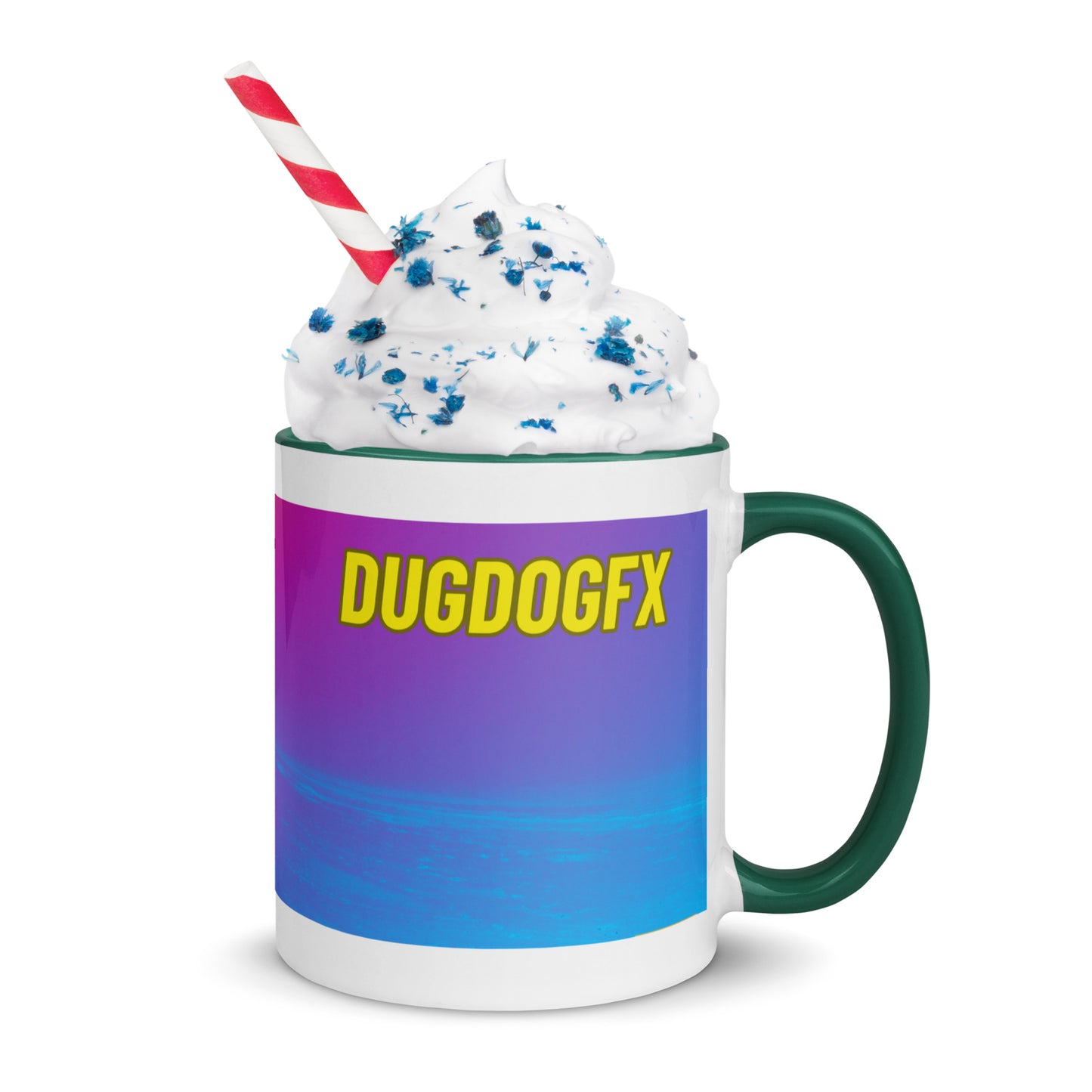 DugDogFX Silhouette Mug With Color Inside