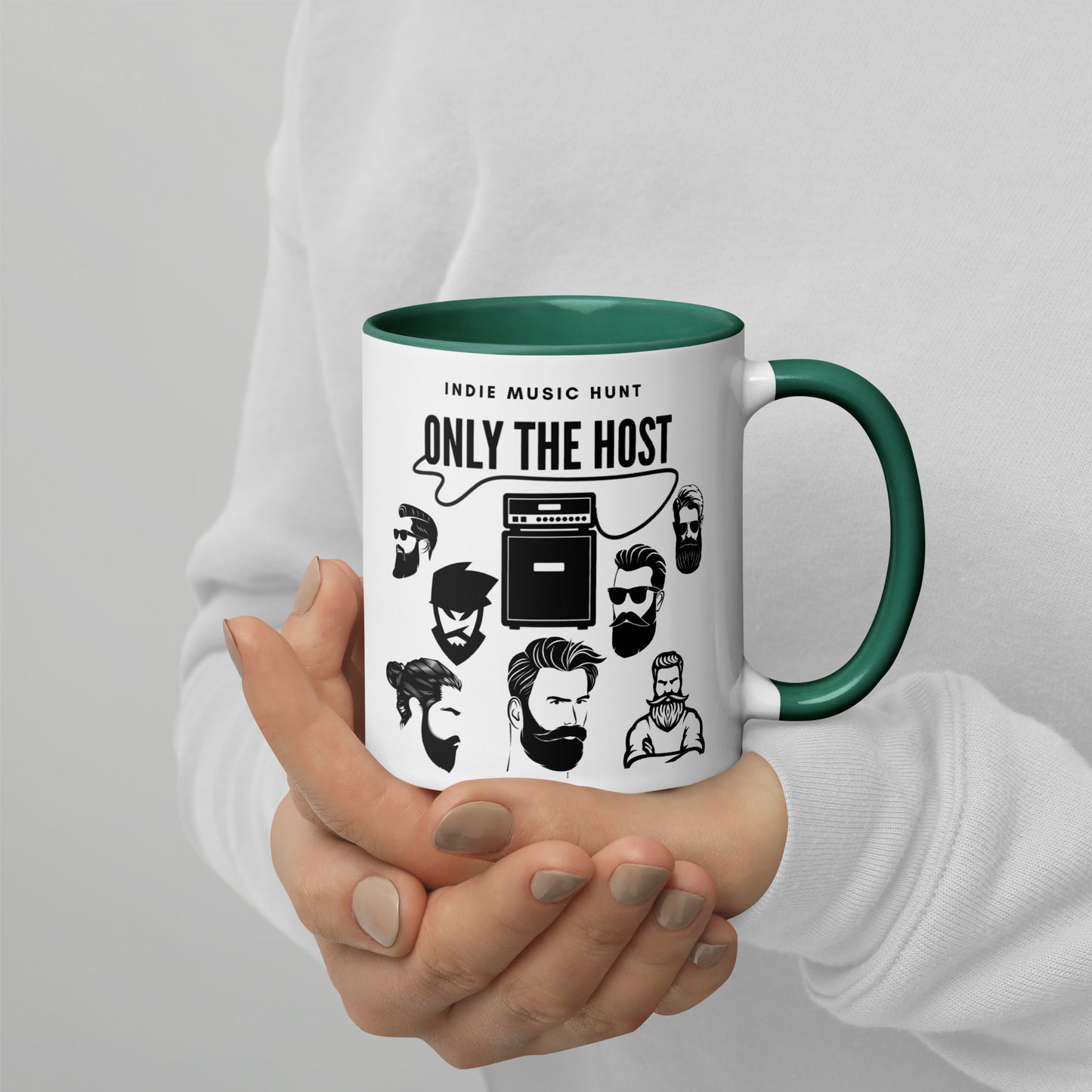 Only The Host Indie Music Hunt Mug With Color Inside