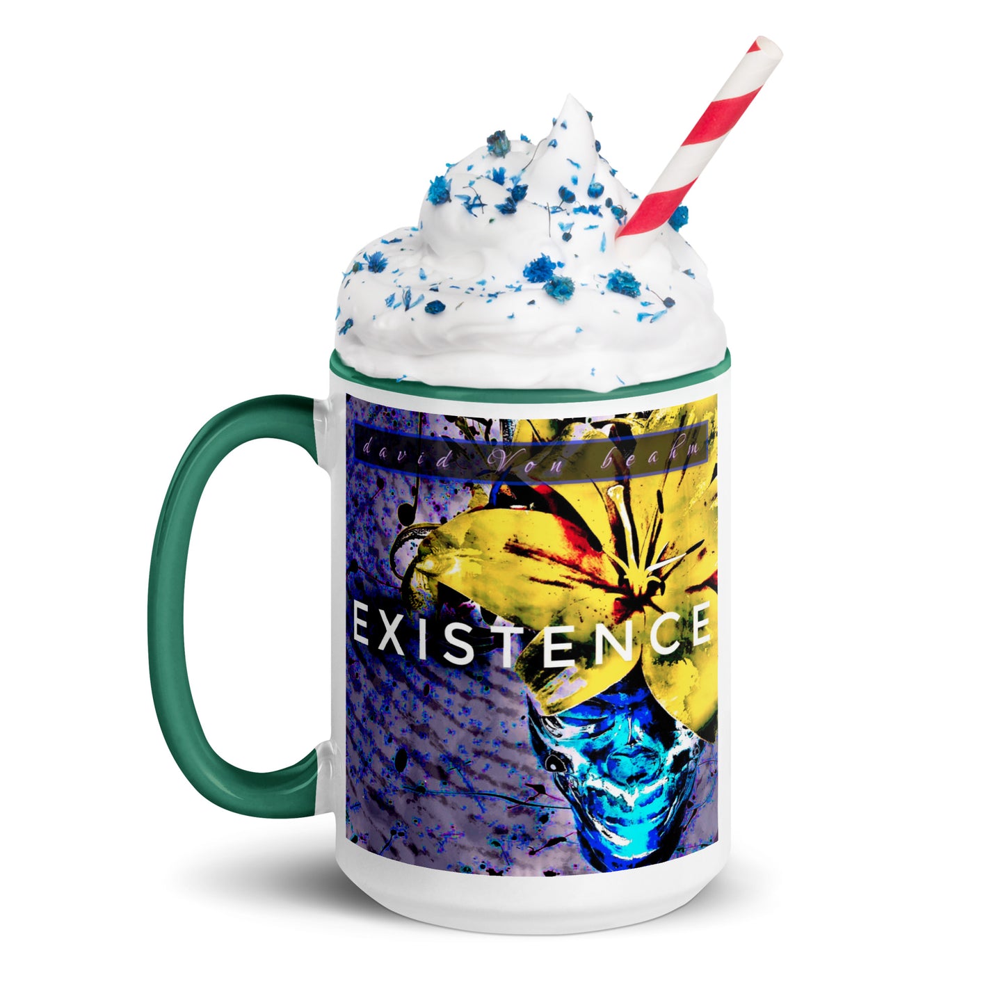 David Von Beahm - Existence Mug With Color Inside