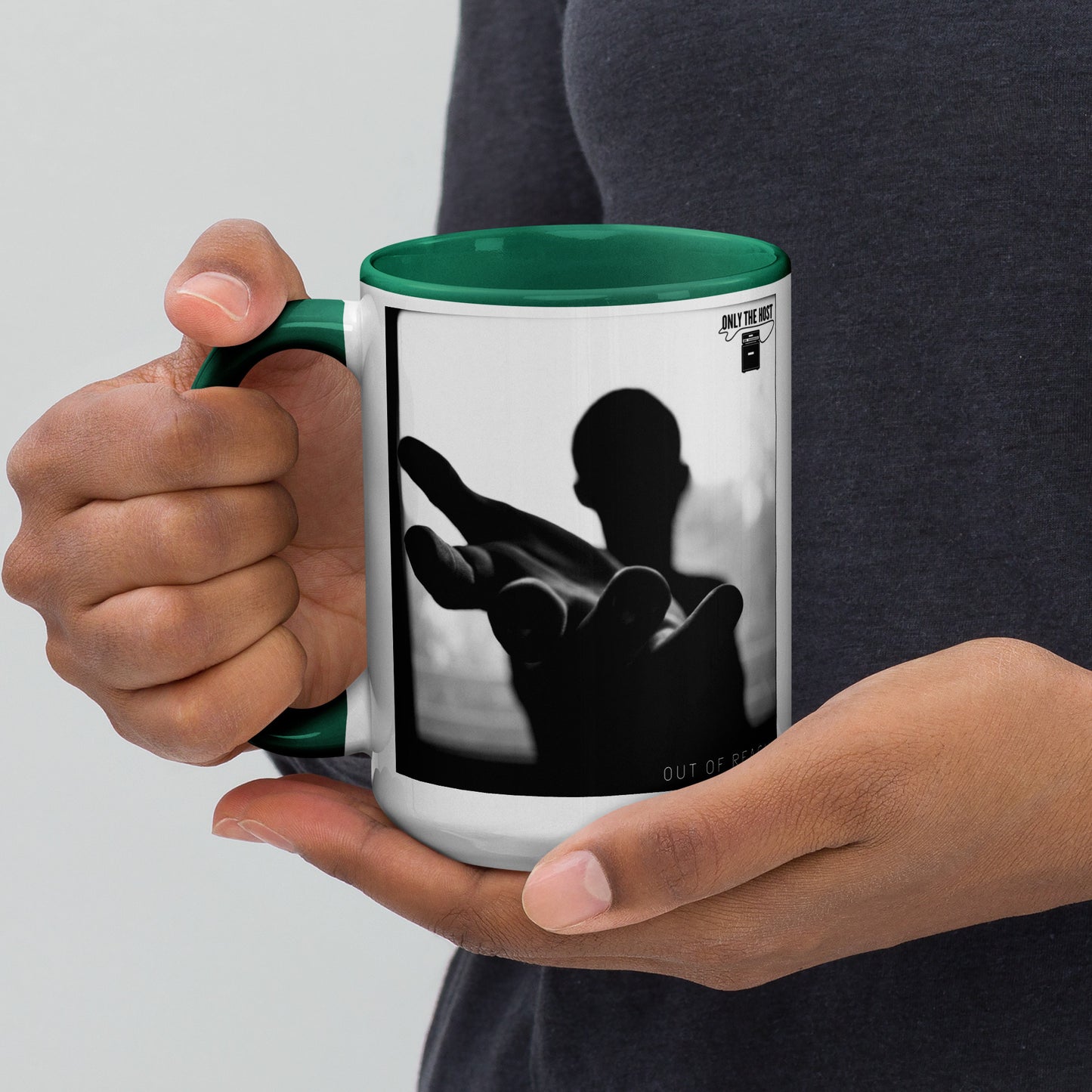 Only The Host - Out Of Reach Mug With Color Inside