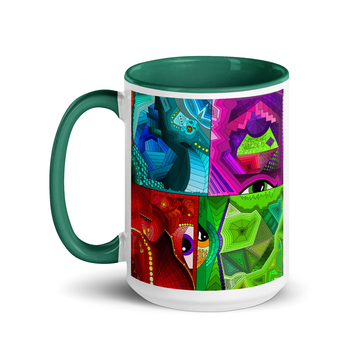 Abstraktius Artimus - Abstrakt Noize 5 Mug With Color Inside