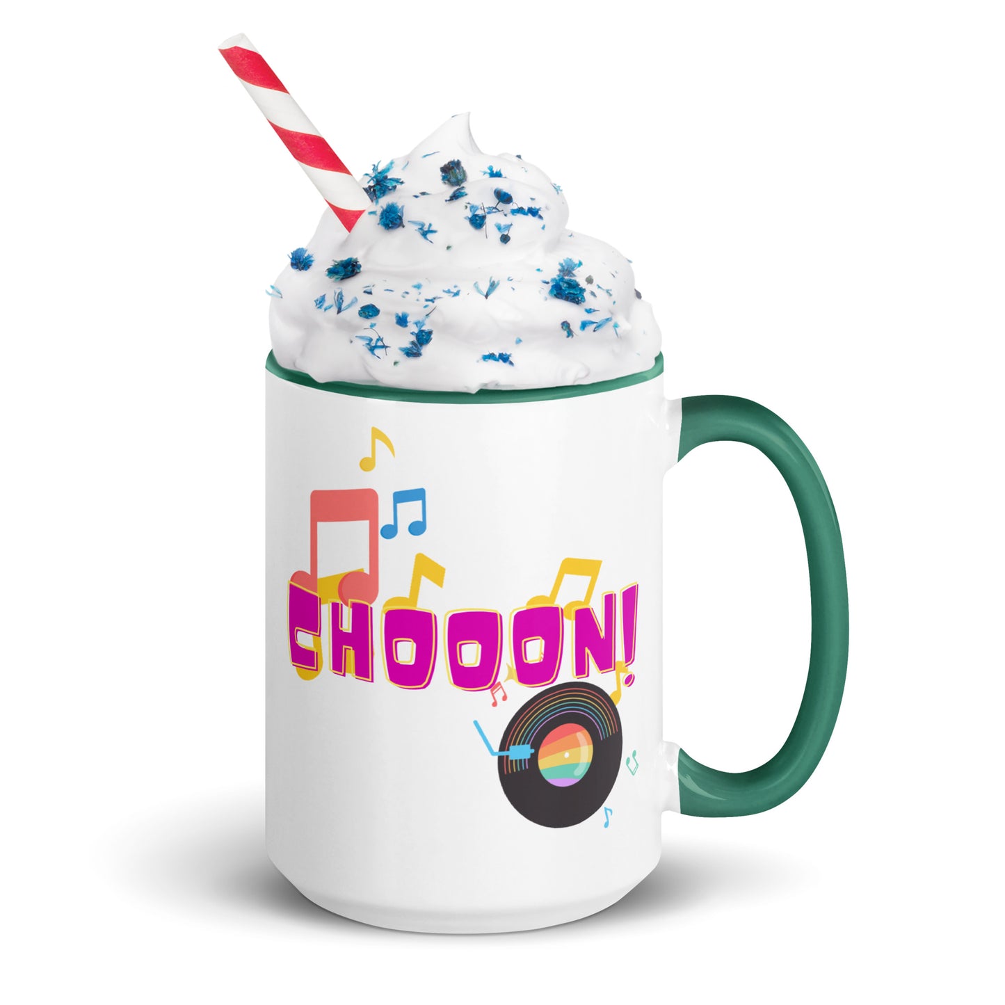 Indie Music Hunt Chooon! Mug With Color Inside