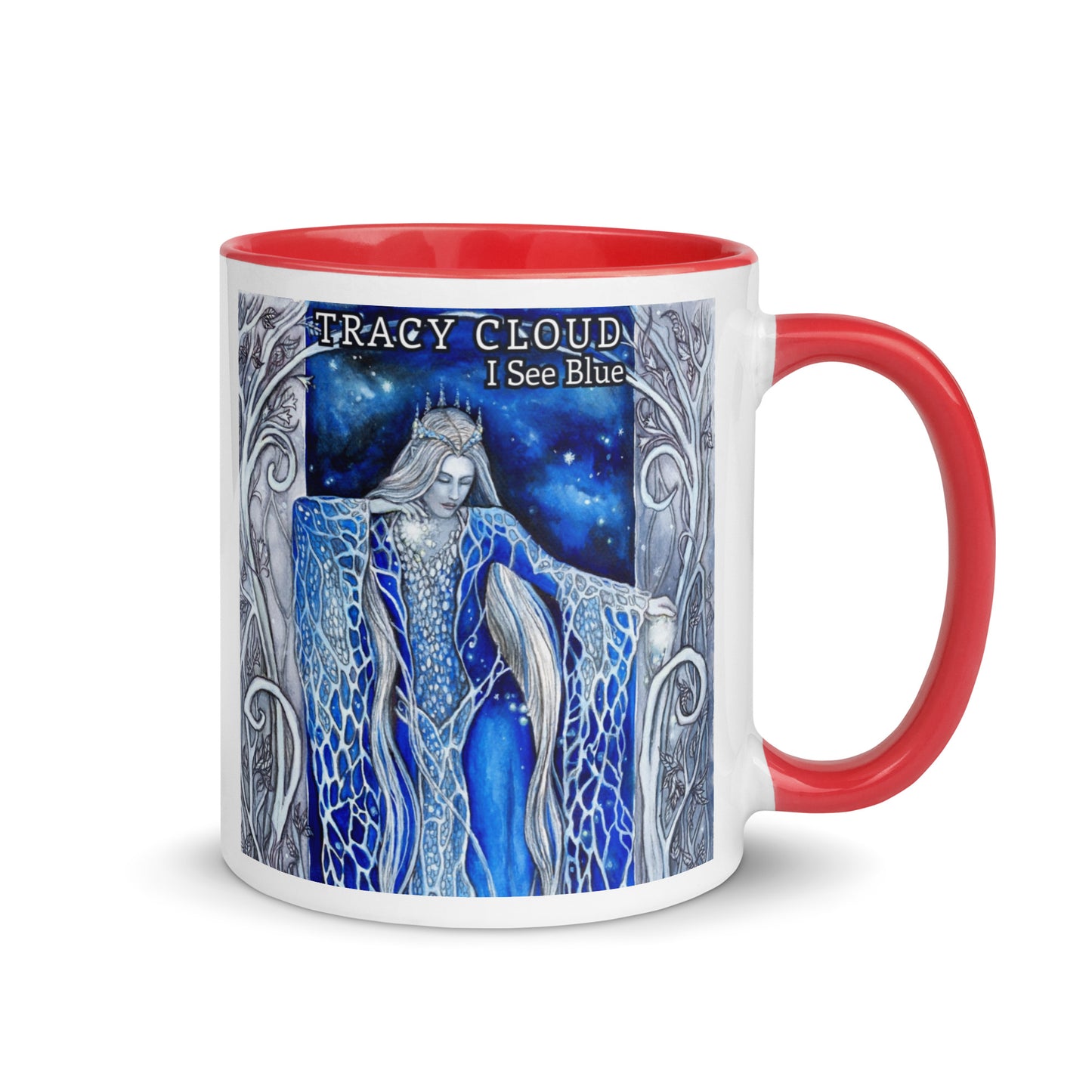 Tracy Cloud - I See Blue Mug With Color Inside
