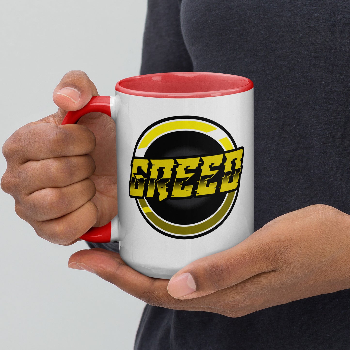 De Le Greed Logo Mug With Color Inside
