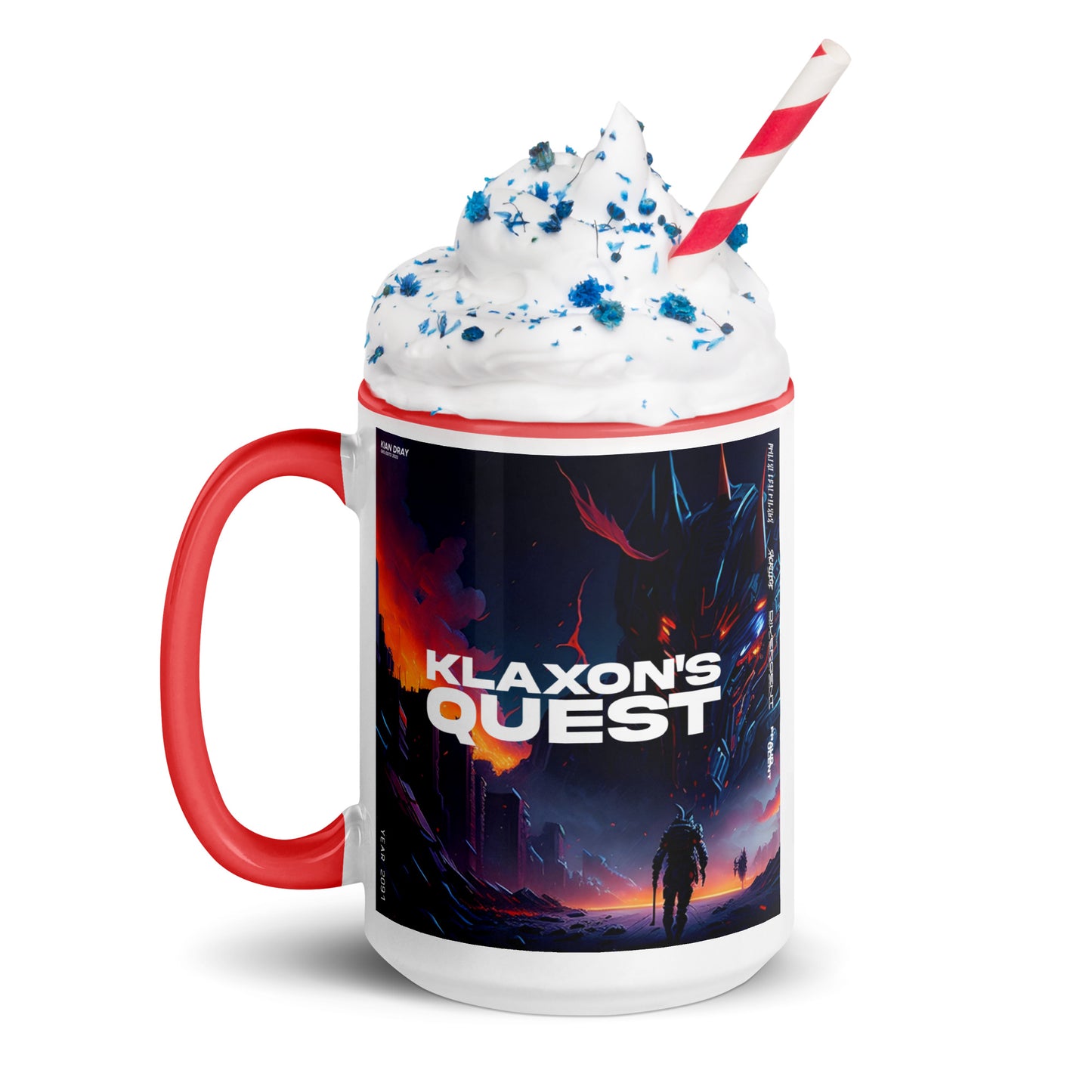 Kian Dray - Klaxon's Quest Mug With Color Inside