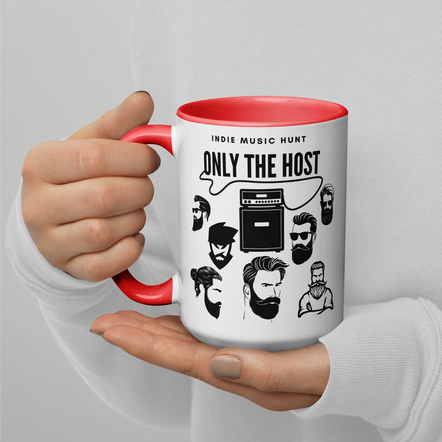 Only The Host Indie Music Hunt Mug With Color Inside