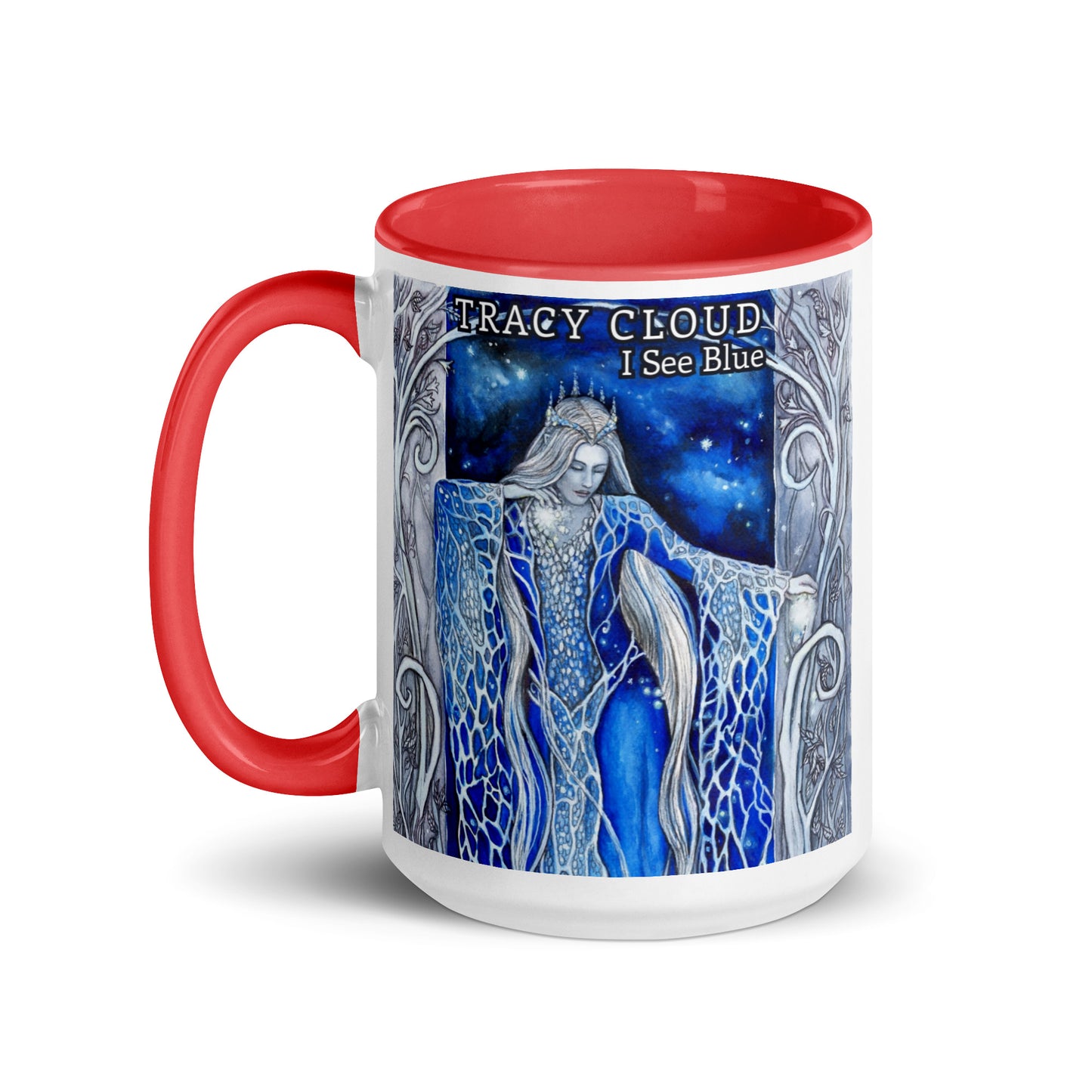 Tracy Cloud - I See Blue Mug With Color Inside