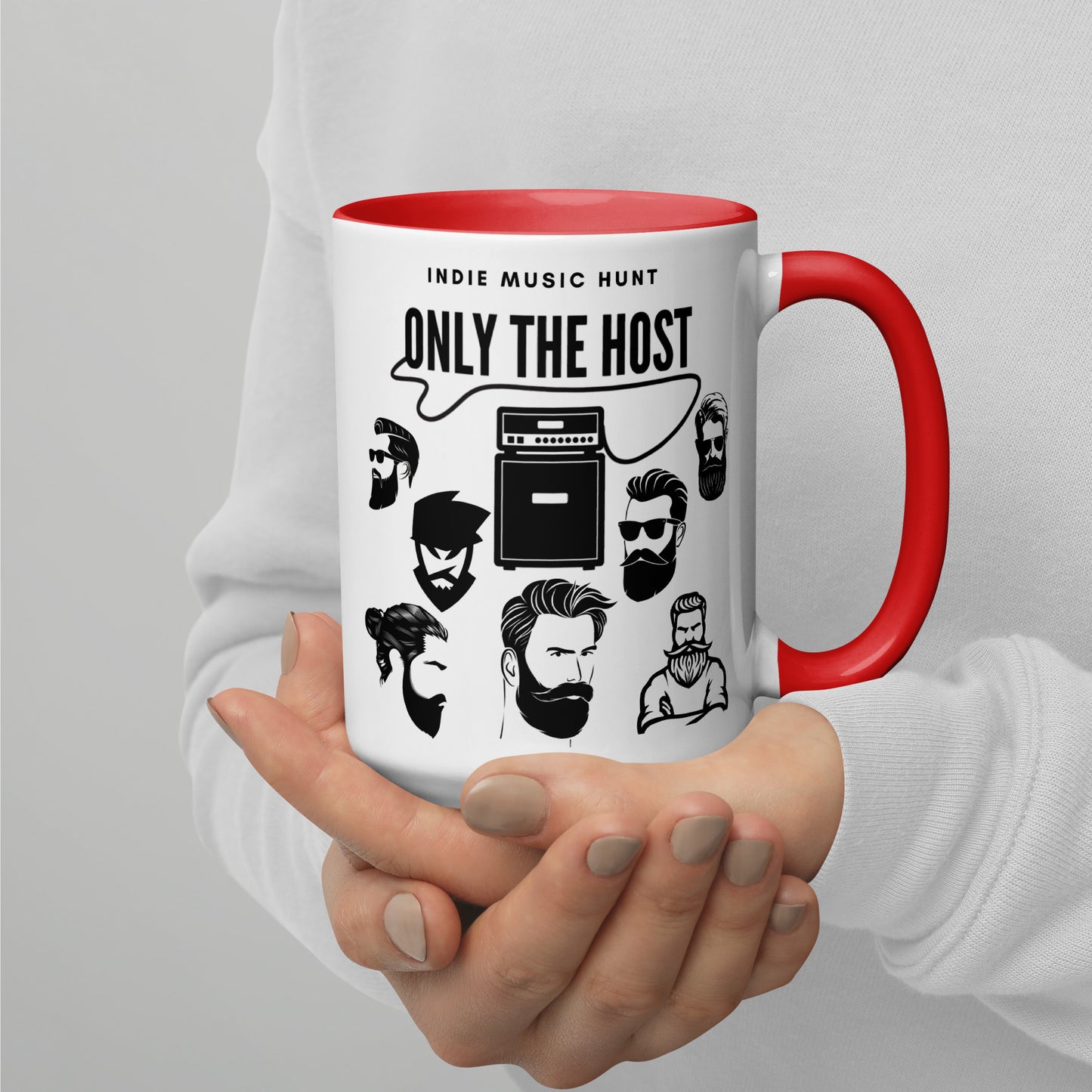 Only The Host Indie Music Hunt Mug With Color Inside