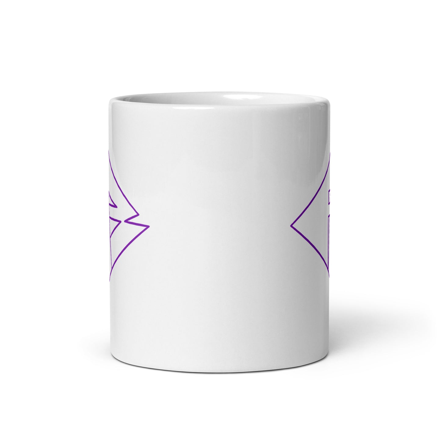 Abstraktius Artimus FMB Transparent Logo White Glossy Mug