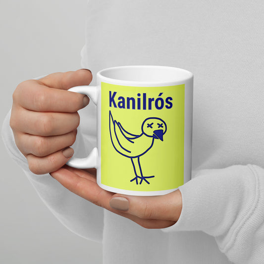 Kanilros Bird White Glossy Mug