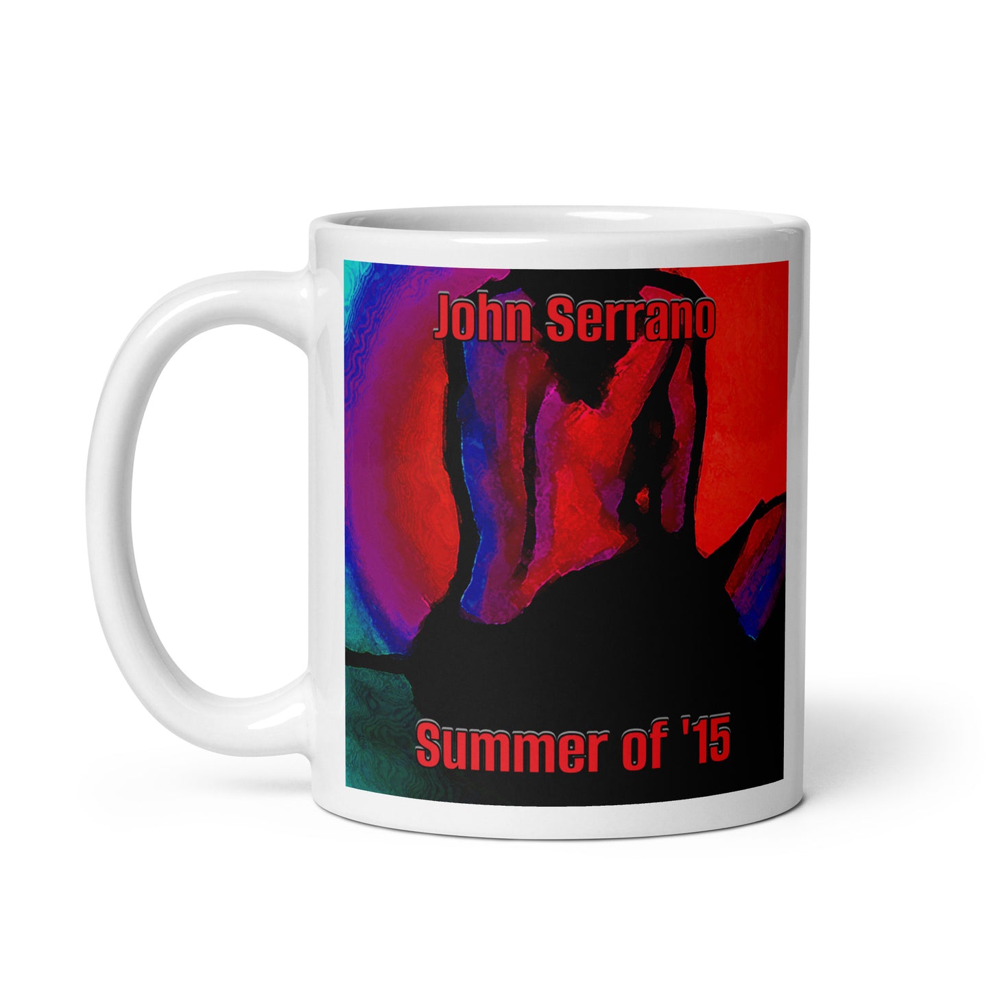 John Serrano - Summer Of '15 White Glossy Mug