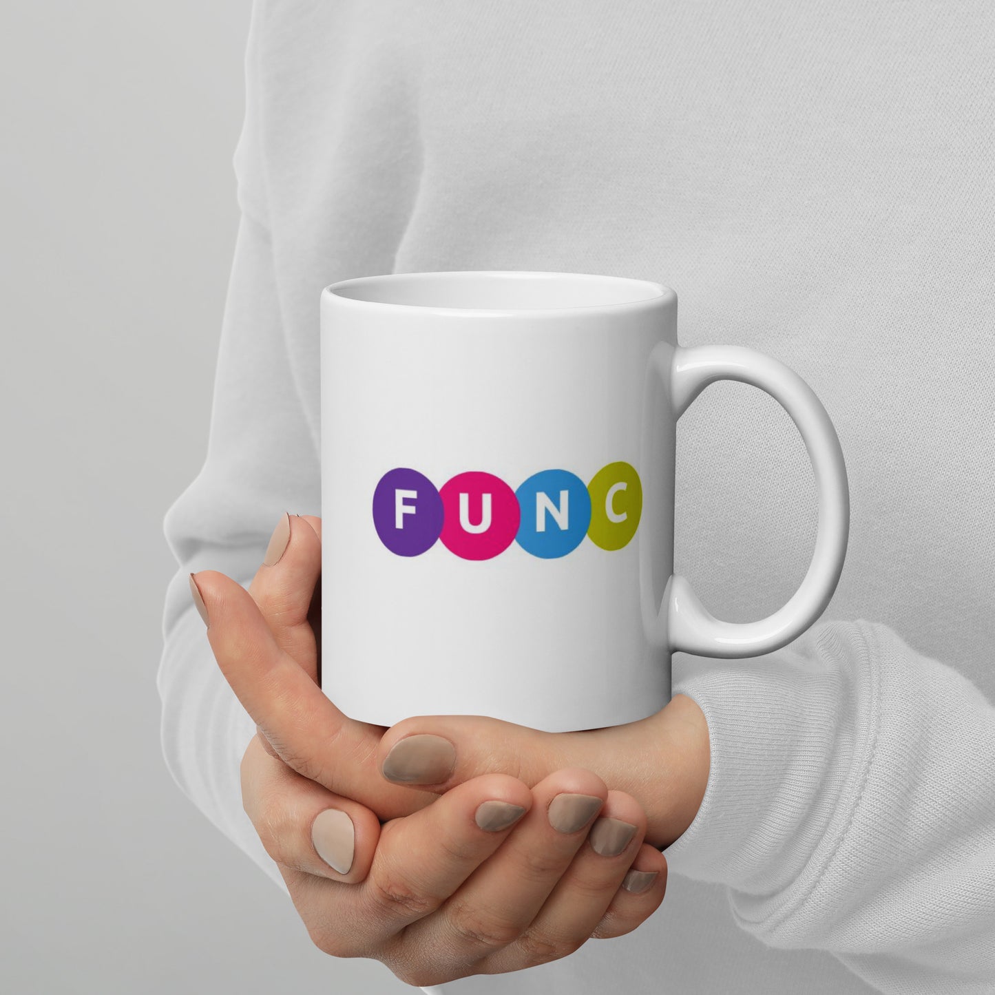 F.U.N.C. White Glossy Mug