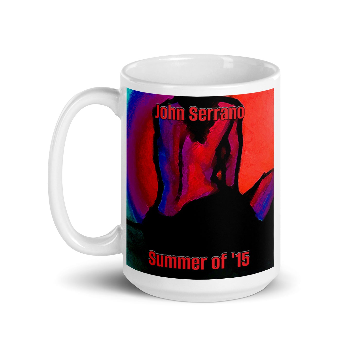 John Serrano - Summer Of '15 White Glossy Mug