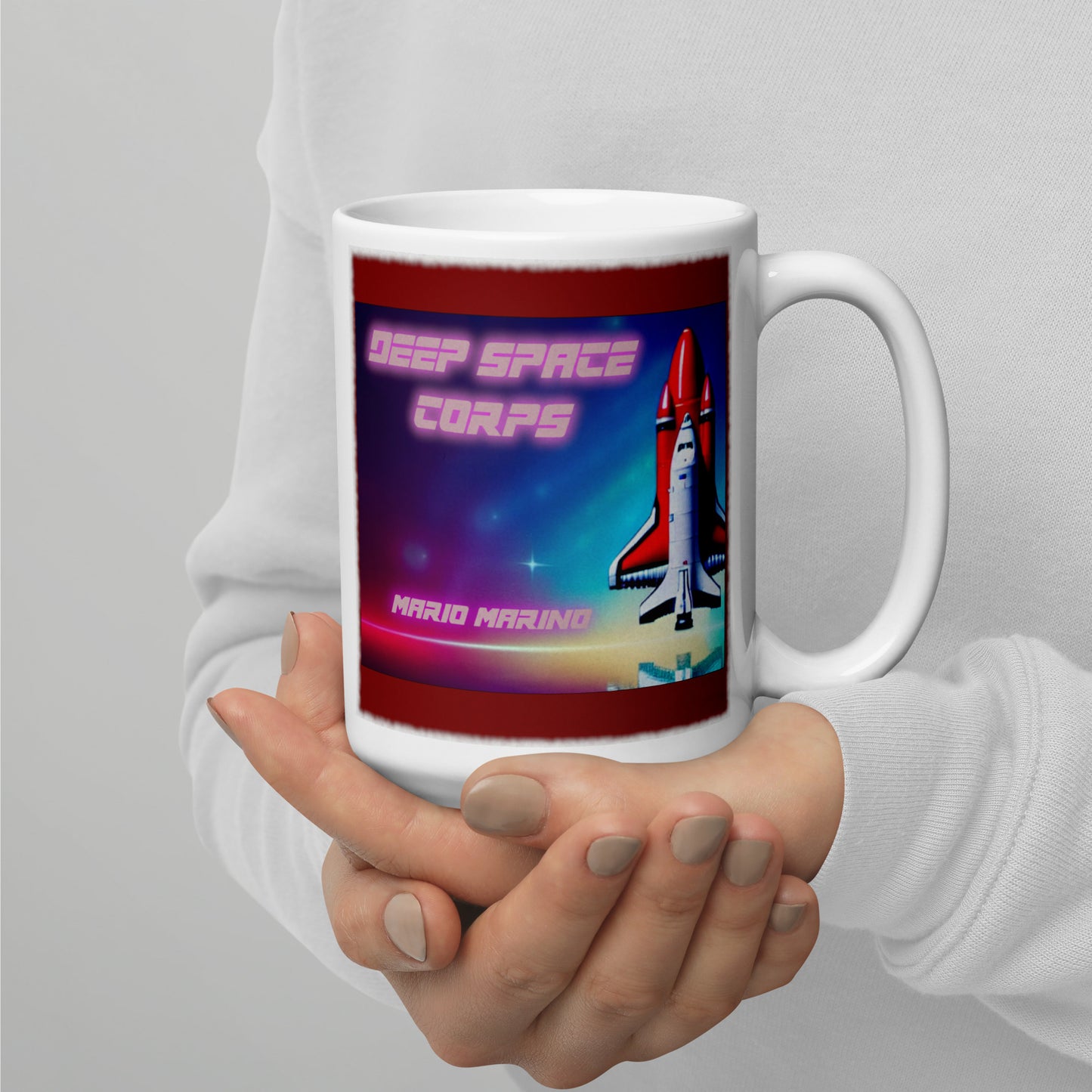 Mario Marino - Deep Space Corps White Glossy Mug